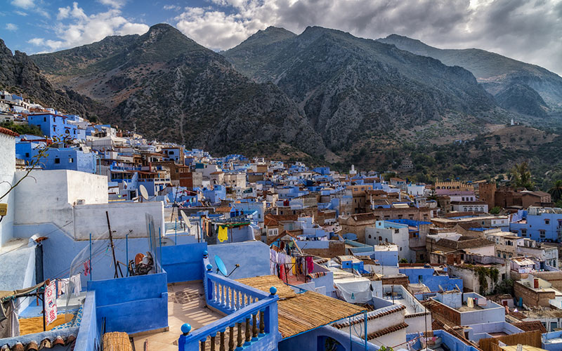 Rooftops of Chefchaouen