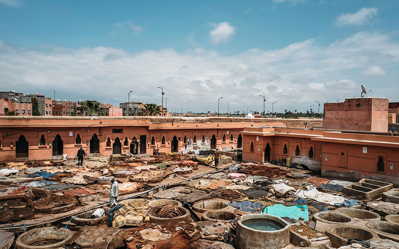 Tanneries Marrakech