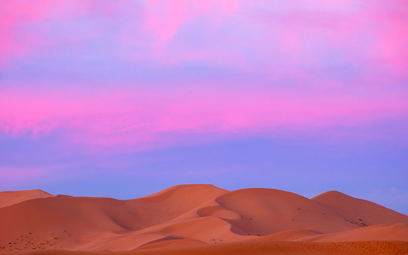 Sunset at Merzouga
