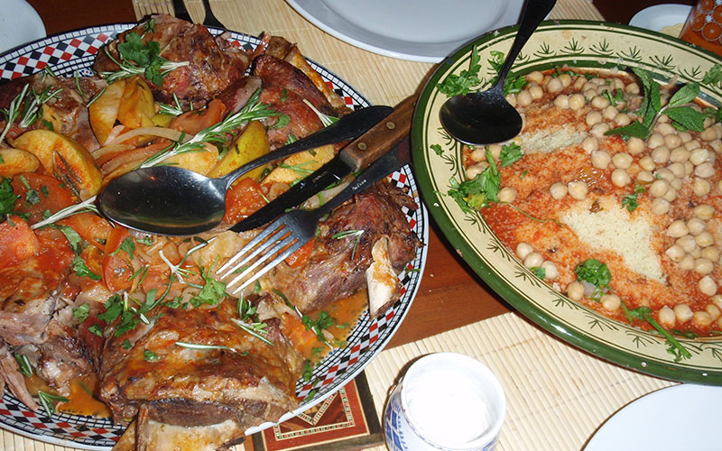 Lamb Tajine and Couscous