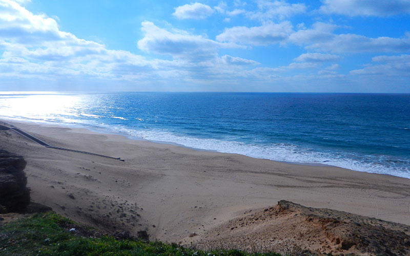 Beach outside of Tangier.