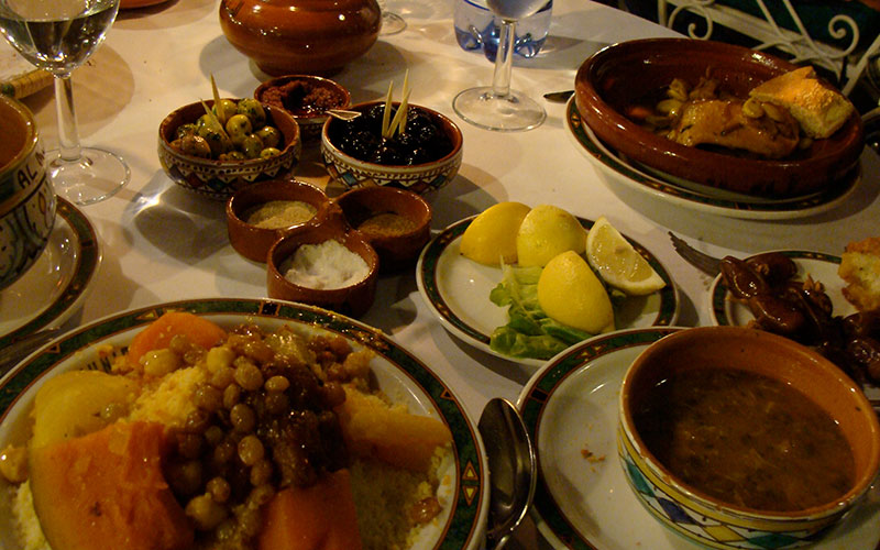 traditional Moroccan dishes