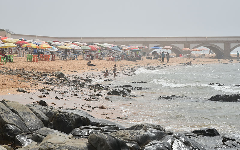 At Plage Aïn Diab on the Atlantic Coast in Casablanca, Morocco
