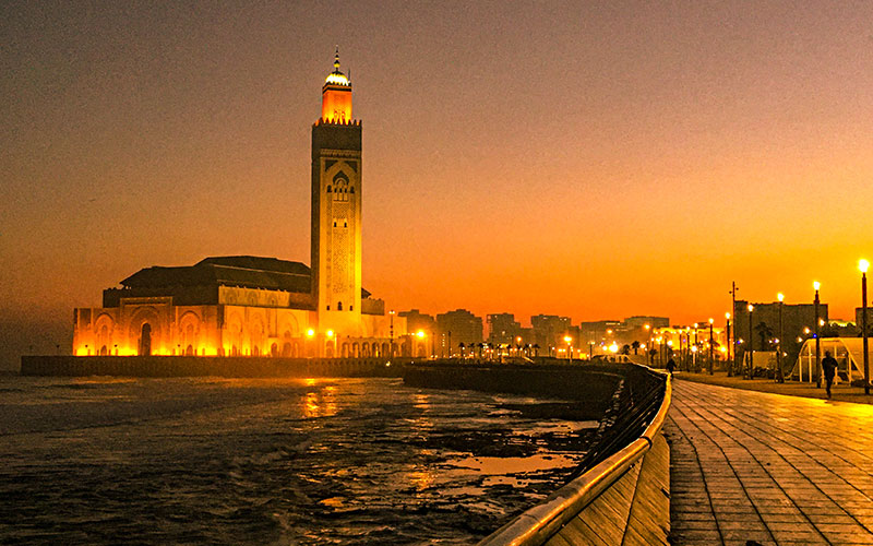 Mosque Hassan II, Casablanca, Morocco