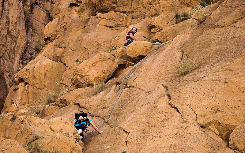 Morocco Todra gorges climbing