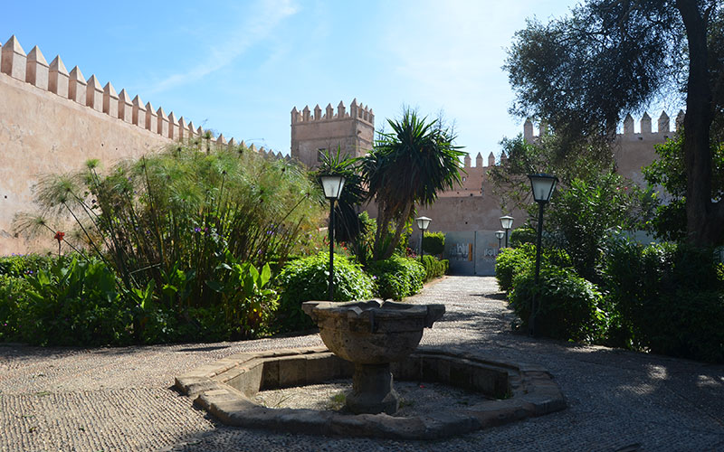 the Andalusian Gardens in Rabat