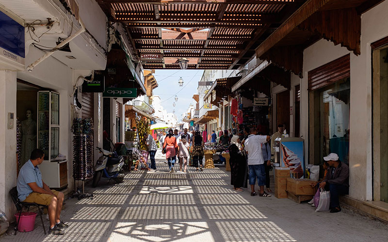 Medina streets of Rabat