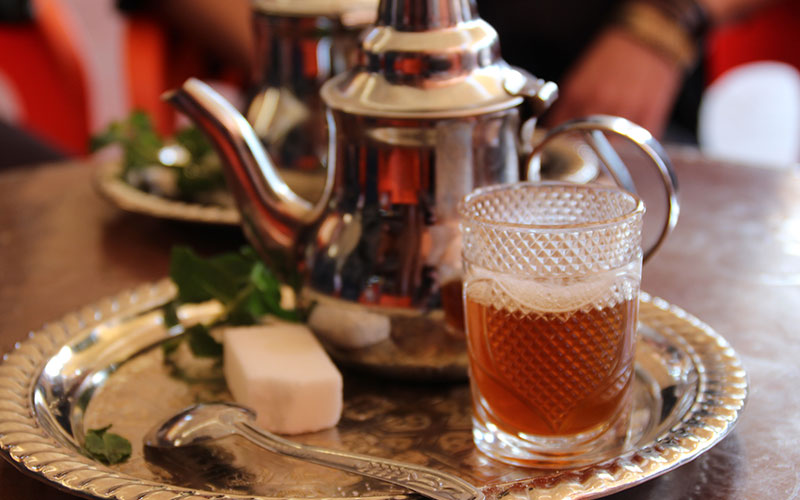 Moroccan mint tea