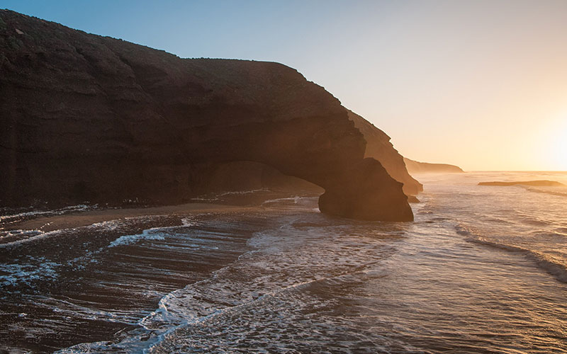 The Natural Arches of Legzira Beach, Morocco