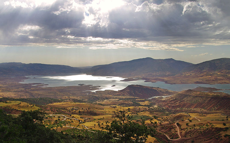 Lake Bin El Ouidane