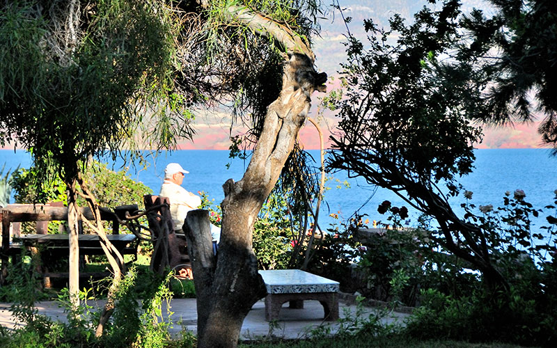 Relaxing by the Lake of Bin el Ouidane