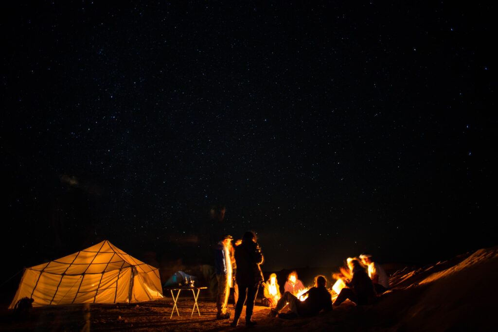 Sahara Camp and Stars