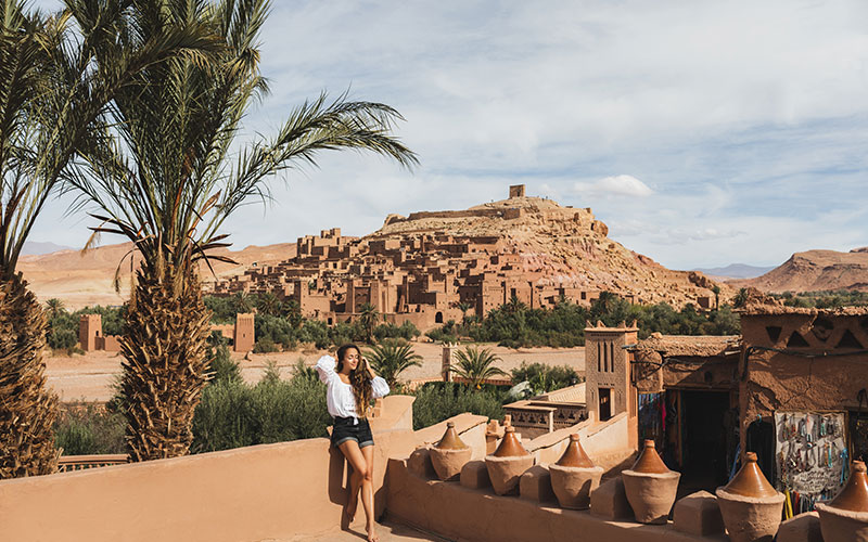 Travel in Morocco. Ait-Ben-Haddou kasbah