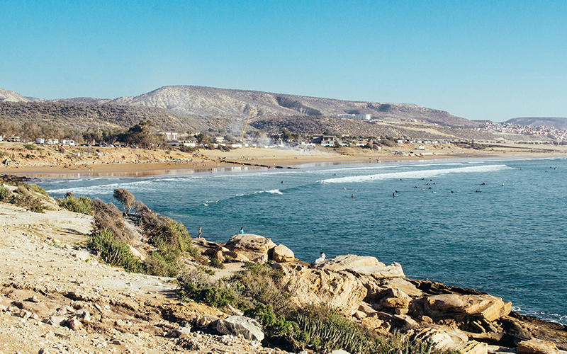 Surfing in Taghazout