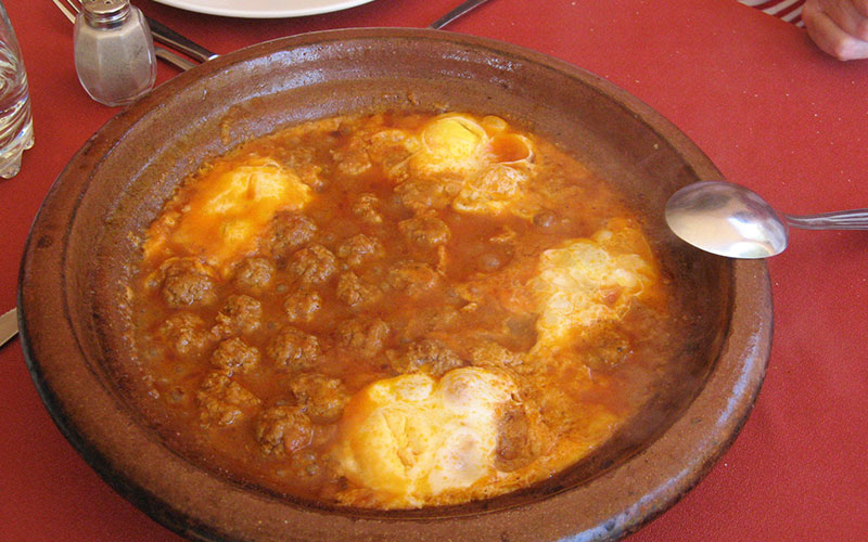 Moroccan Meatball Tajine