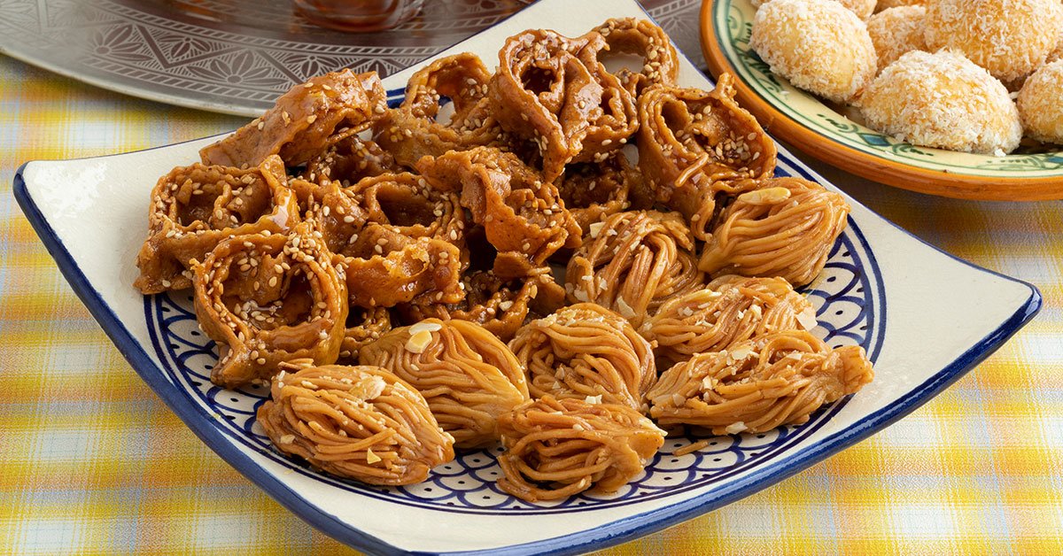 Chebakia – A Moroccan Sesame Cookie with Honey