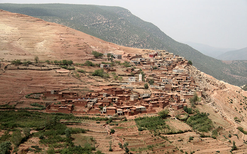 Berber village - Atlas Mountains - Morocco