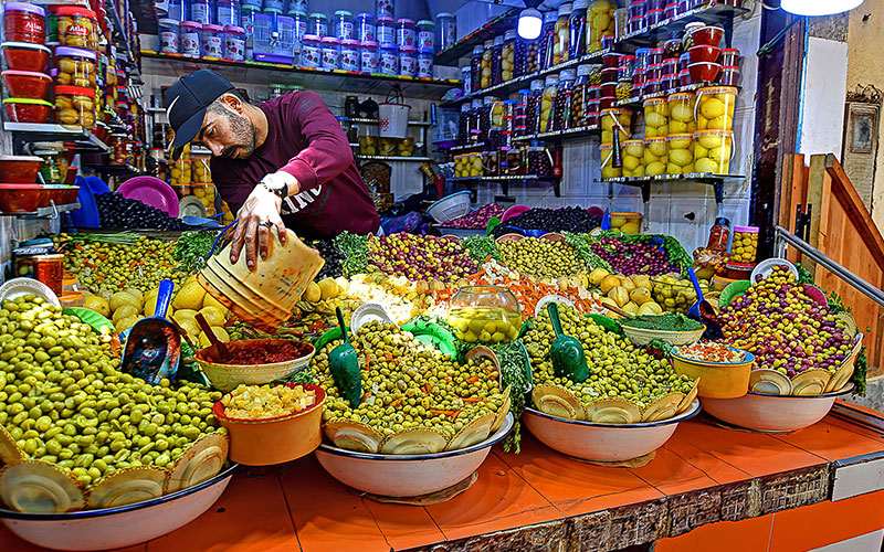 Olive Vendor, Fez